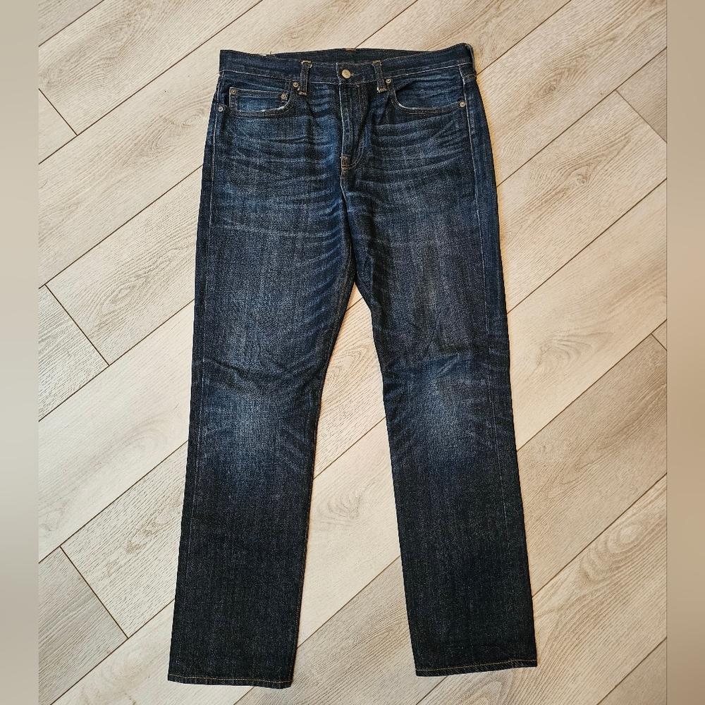 JCrew 770 Straight Leg 100% Denim 34×32